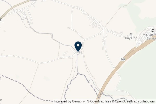 Map showing the area around: Dan Q couldn’t find GC1VQ7G Pooh Sticks Bridge