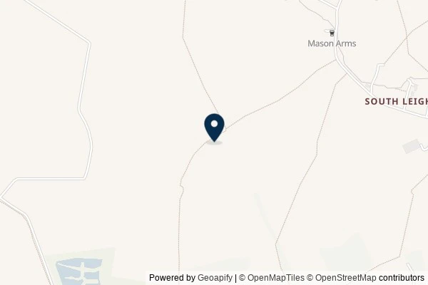 Map showing the area around: Dan Q found GC98N2V Tar Lakes/South Leigh Loop #6 Treebeard