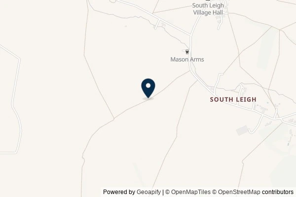 Map showing the area around: Dan Q found GC98N3F Tar Lakes/South Leigh Loop #7 Elisabeth Moss