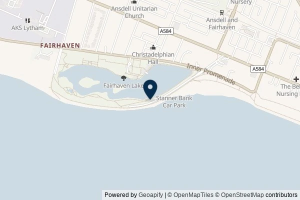 Map showing the area around: Dan Q found GC95GZY Fairhaven South 2