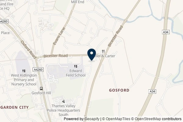 Map showing the area around: Dan Q archived GC7QG1Z Oxford’s Wild Wolf Three