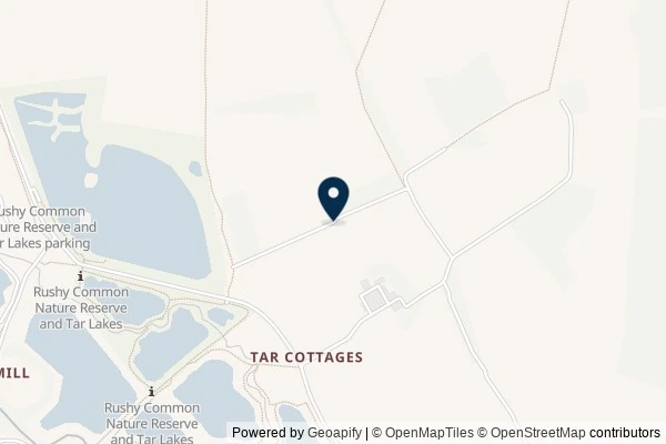 Map showing the area around: Dan Q found GC98N6Q Tar Lakes/South Leigh Loop #14 Final Destination