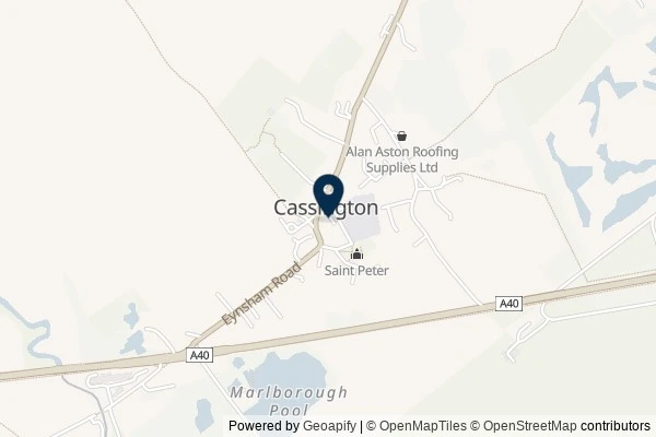 Map showing the area around: Dan Q found GC7PEG1 The Cachington Tour