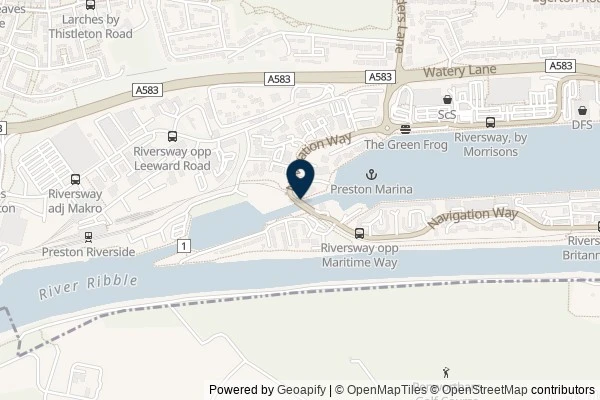 Map showing the area around: Dan Q found GC2Y9J9 Long John Silver