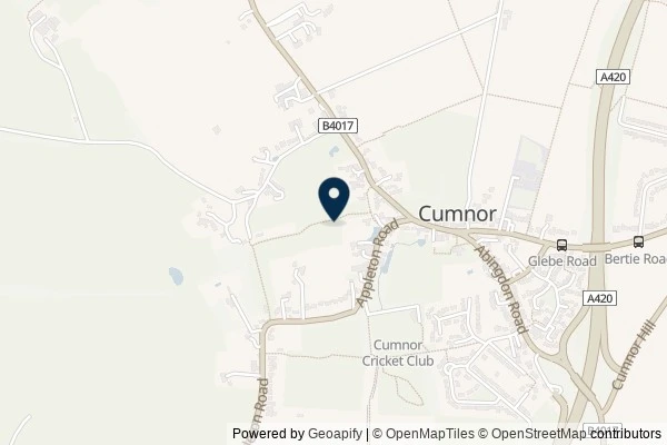 Map showing the area around: Dan Q found GC6FD6N Cumnor Minions – Norbert
