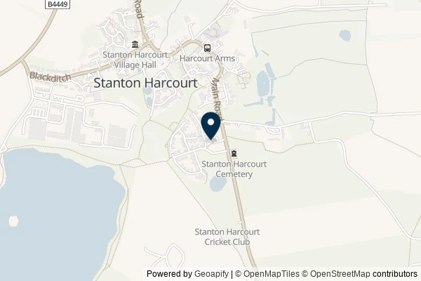 Map showing the area around: Dan Q performed maintenance for GC9EZ55 Beam Approach Training