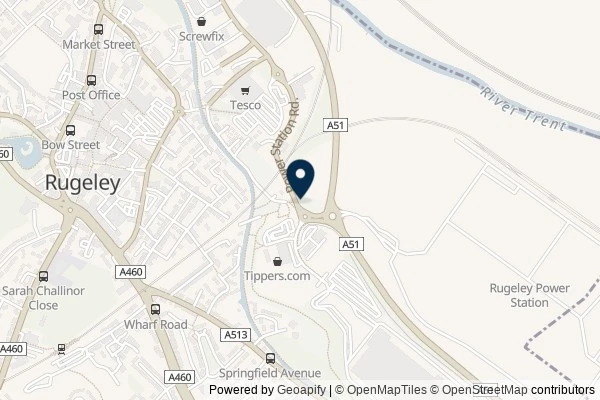 Map showing the area around: Dan Q found GC54MFQ (Mac)Donald Where’s Your Troosers?