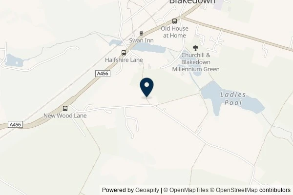 Map showing the area around: Dan Q found GC8R613 NANOBLITZ Sound FX