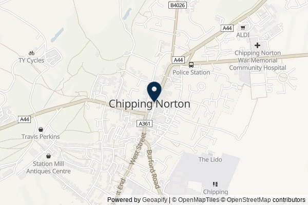 Map showing the area around: Dan Q found GC9258Q The Cotswold Cache