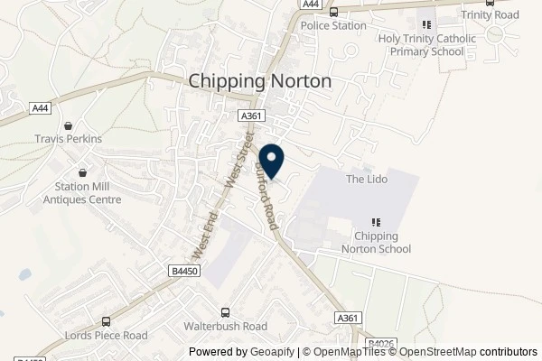 Map showing the area around: Dan Q found GC8ZNAC puffulled-platypus laughing-Laura