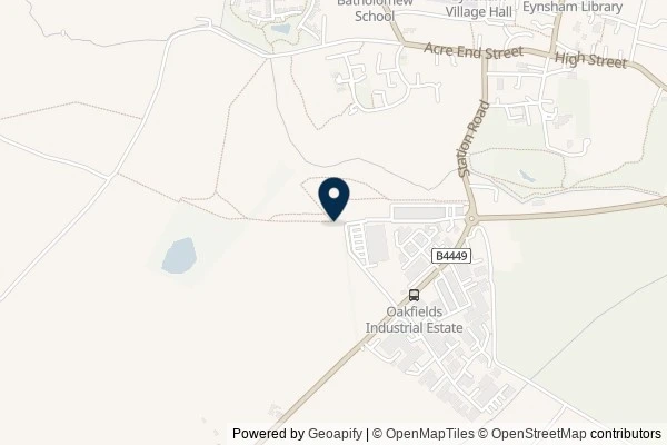 Map showing the area around: Dan Q posted a note for GC531M9 Walk by the Firehouse #1