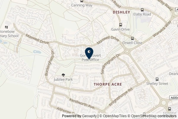 Map showing the area around: Dan Q found GC9G9YR Countdown to Extinction