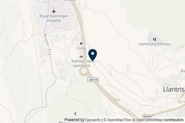 Map showing the area around: Dan Q found GC49EQA #2 Billy Wynt – Little Home