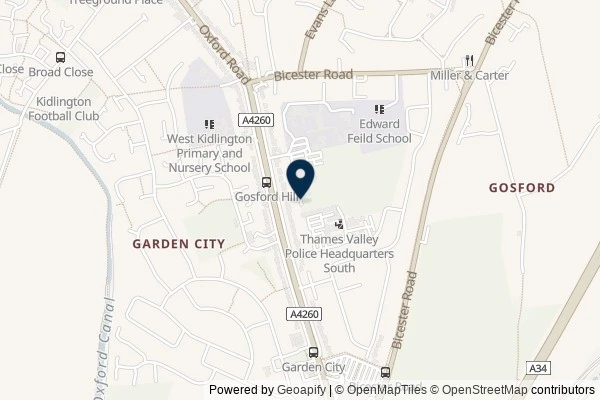 Map showing the area around: Dan Q archived GC7Q96B Oxford’s Long-Lost Zoo