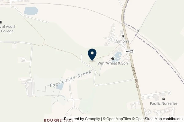 Map showing the area around: Dan Q found GC97WN0 4 BH