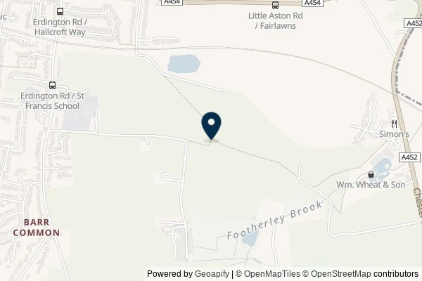 Map showing the area around: Dan Q found GC97WPC 6 BH