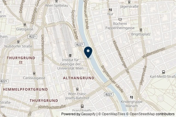 Map showing the area around: Dan Q found GC5GFNB DG – Linie