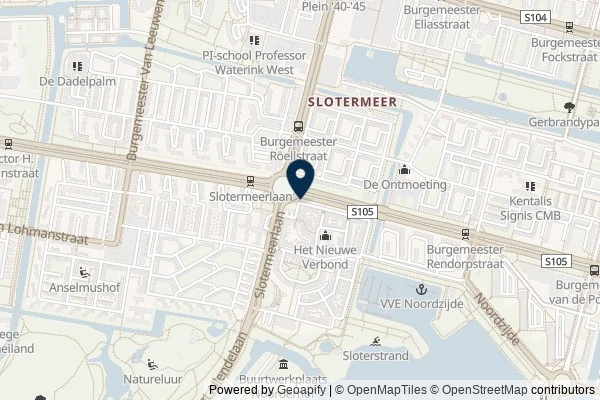 Map showing the area around: Dan Q found GC4MDKN rijLes