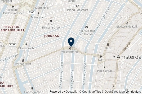 Map showing the area around: Dan Q found GC5K1KW Behind the Monument