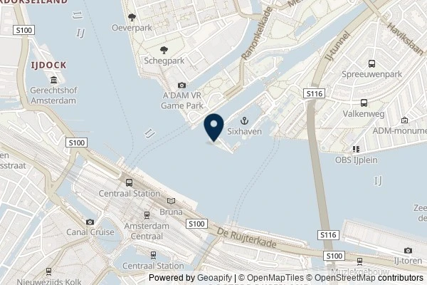 Map showing the area around: Dan Q found GC8R0FY SIX on the beach