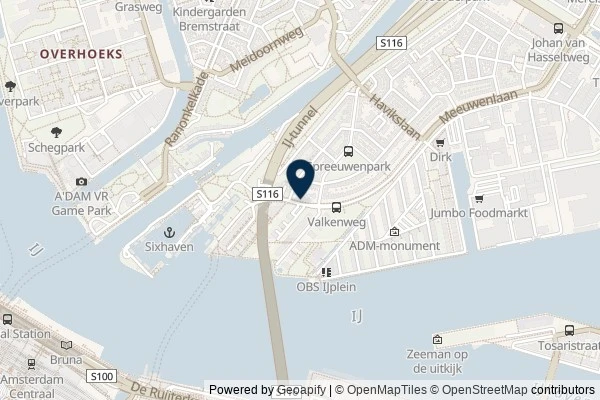 Map showing the area around: Dan Q found GC89T04 Japanse glazen dobbers