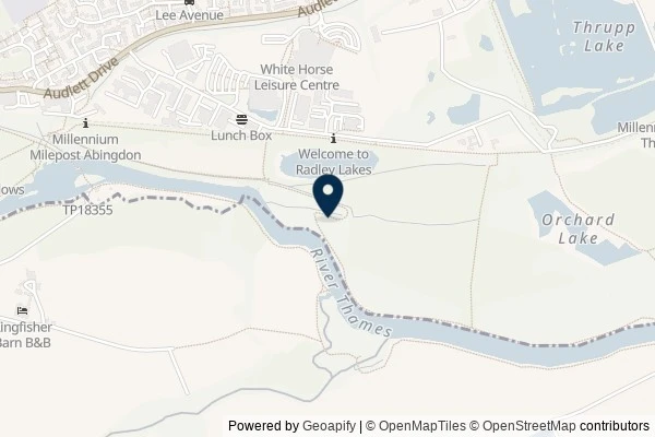 Map showing the area around: Dan Q found GC4PYCF Thames Path – Floodproof