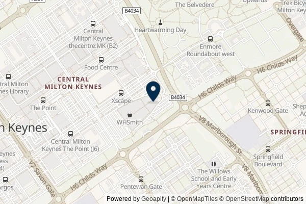 Map showing the area around: Note #24370