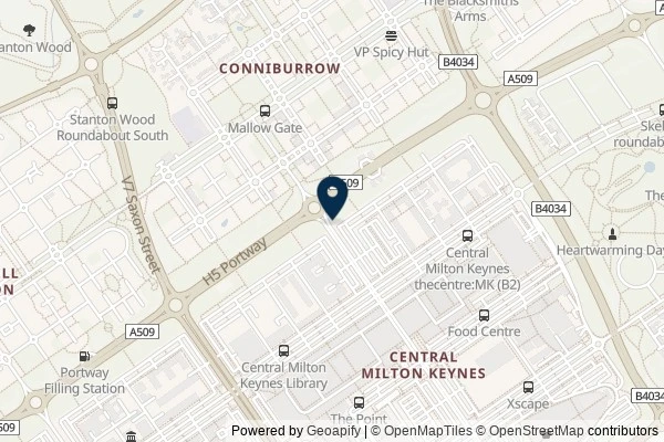 Map showing the area around: Dan Q found GC2GR3Z The Brass Bands of MK – Secklow Brass