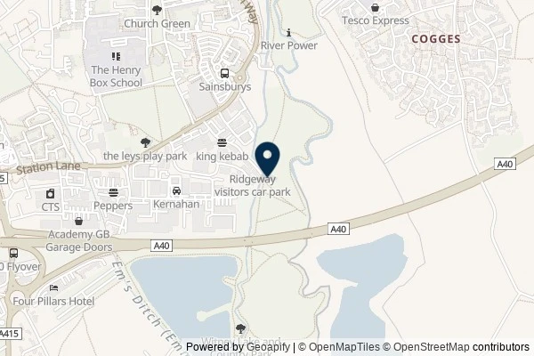 Map showing the area around: Dan Q found GC9XJDB WLMCP #2E Bridge The Gap