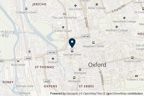 Map showing the area around: Pack Light