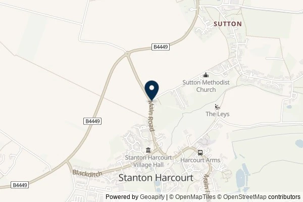 Map showing the area around: Dan Q wrote note for GC9GTV3 Drive Slowly; Fox Crossing