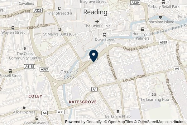 Map showing the area around: Note #24767