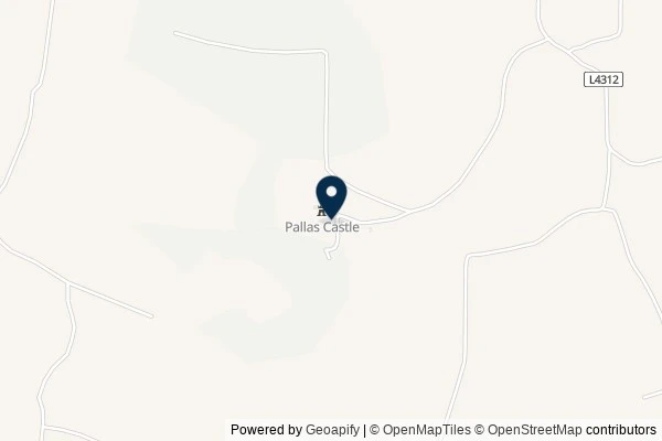 Map showing the area around: Dan Q found GC2BY40 Pallas Castle