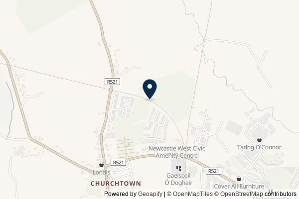 Map showing the area around: Dan Q found GC9DV63 GST 54 – Train Signal