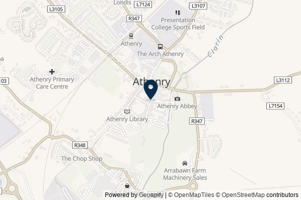 Map showing the area around: Dan Q did not find GC5EJVD Town Gossip