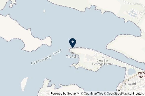 Map showing the area around: Dan Q found GC6TZ1G CachePoint