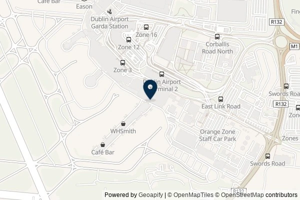 Map showing the area around: Goodbye Ireland