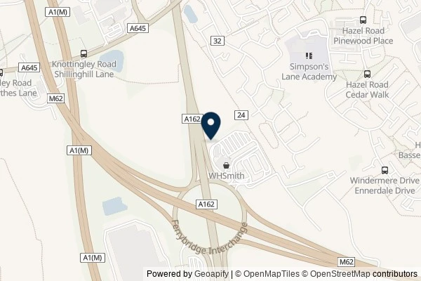 Map showing the area around: Dan Q did not find GC8KR7D Motorway Mayhem (another one)