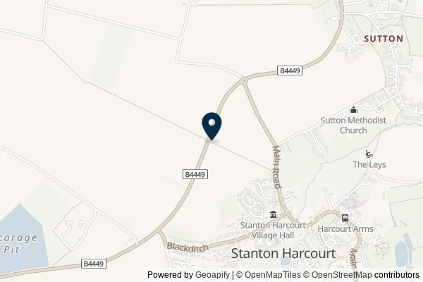 Map showing the area around: Dan Q wrote note for GC9EXX4 Friar’s Farm – Bisected Byway