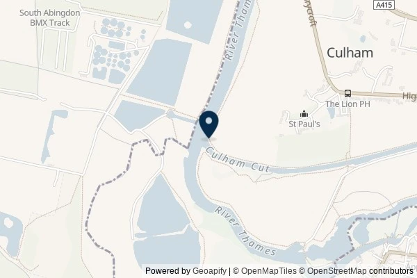 Map showing the area around: Dan Q did not attempt GC3KQKM RRR12 2nd tree downstream