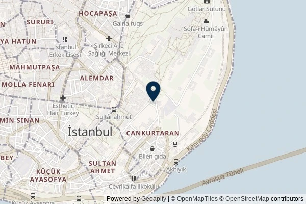 Map showing the area around: Dan Q found GCAJHQ1 The Fountain of Sultan Ahmed III