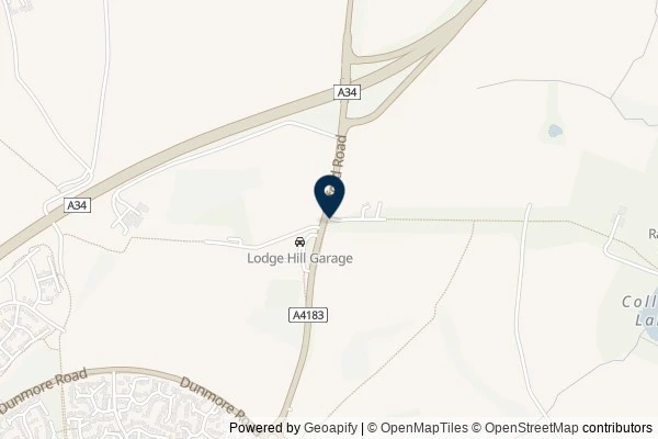 Map showing the area around: Dan Q found GC97N3H Lodge Hill C & D