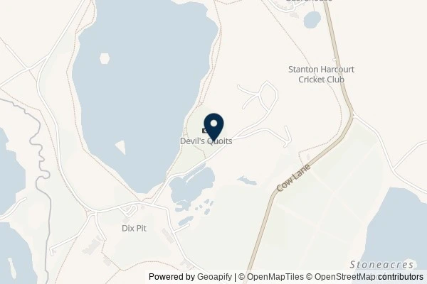 Map showing the area around: Easter Sunday Stone Circle