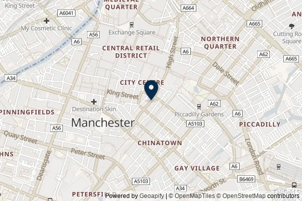 Map showing the area around: Dan Q found GC66Z2H Yesterday, When I Was Mad