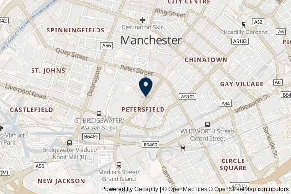 Map showing the area around: Dan Q found GC2MTTV Power to the People