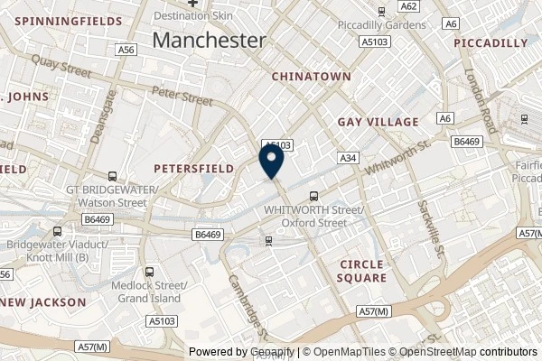 Map showing the area around: Dan Q did not find GCAF1WK KT 132 – Just a number 1