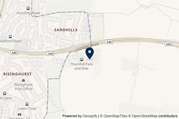 Map showing the area around: Note #26591