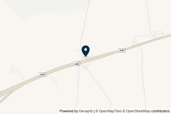 Map showing the area around: Dan Q found GCB4434 A Road Anarchy – A40 TB Hotel