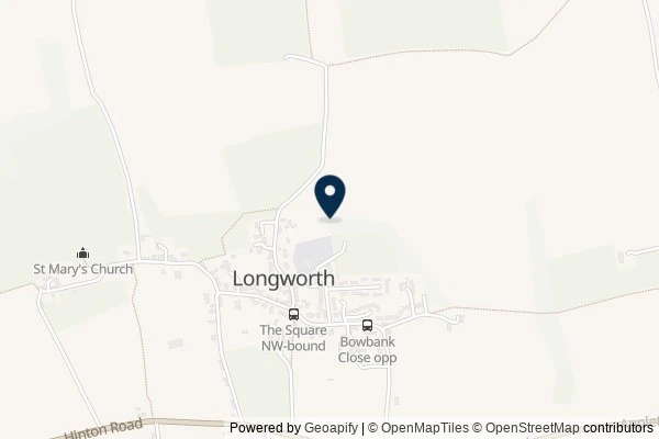 Map showing the area around: Dan Q found GCANV2M #02 Longworth Loop