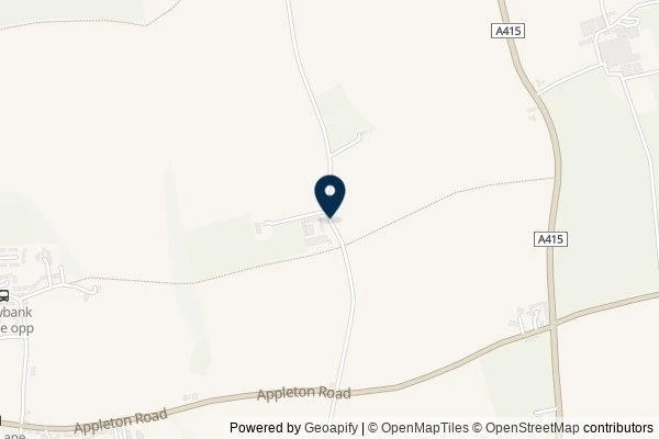 Map showing the area around: Dan Q found GCANV4E #11 Longworth Loop